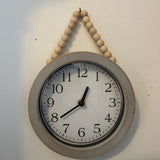 Wooden Hanging Clock Decor
