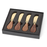 Walnut Handled Pate Spreaders Set of 4