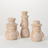 Wooden Snowman Assorted