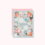 Happy Birthday Floral Card