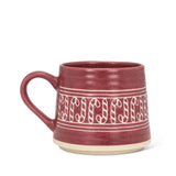 Wide Base Candycane Mug