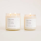 Vintage Leather Soy Wax Candle