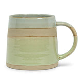 Rustic Style Mug - Green and Blue