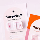 Surprise Coupons Card