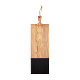 Black + Wood Serving Board