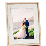 White Wash & Natural Photo Frame, 5x7