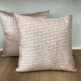 Pink Metallic Pillow