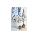 Tree Snow Burlap Bag 48”
