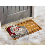 “Santa Stop Here” Doormat