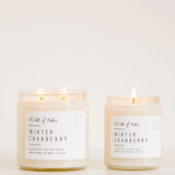 Winter Cranberry Soy Wax Candle