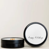 Happy Holidays Soy Wax Candle