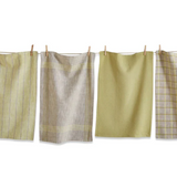 Canyon Woven Dishtowel Set of 4 - Lettuce Green