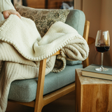 Kantha-Stitch Sherpa Throw