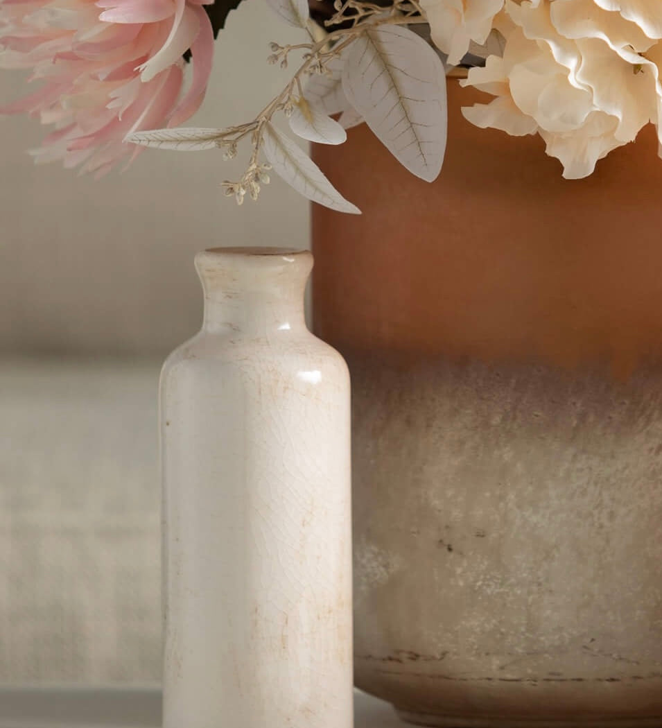 White Bottle Vase