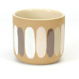 Brown Brush Stroke Pot