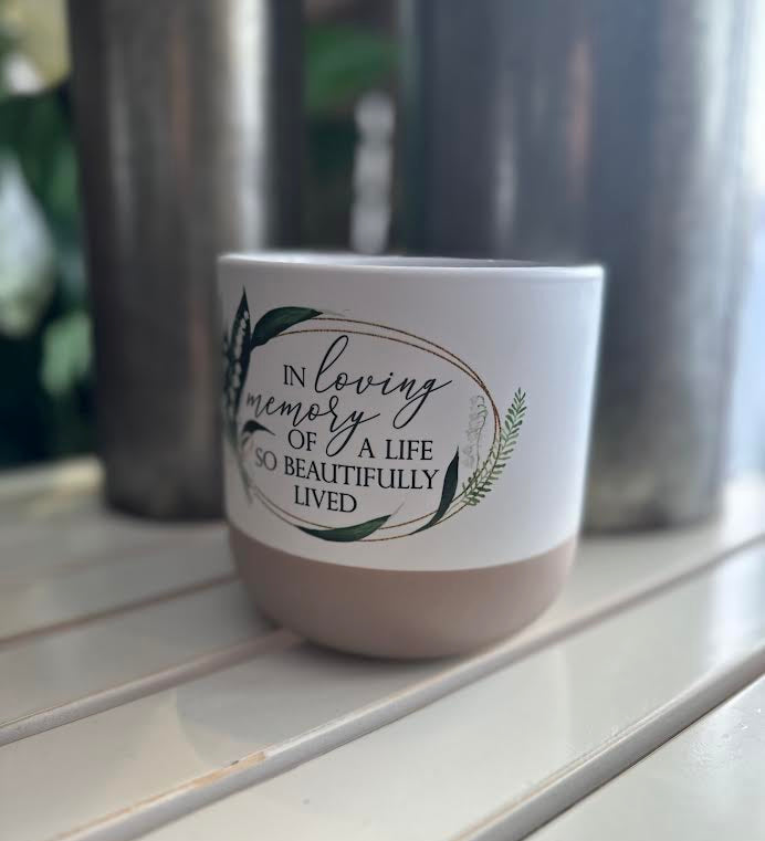 memory plant pot In Loving Memory Plant Pot – Eckhardts Floral Design / Country Creations