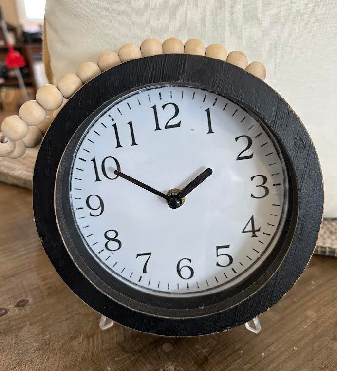 Wooden Hanging Clock Decor