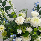 Blue Skies Basket Arrangement