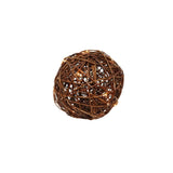 Unpeeled Willow Ball With LED Lights - Small