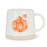 Wide Base Pumpkin Mug
