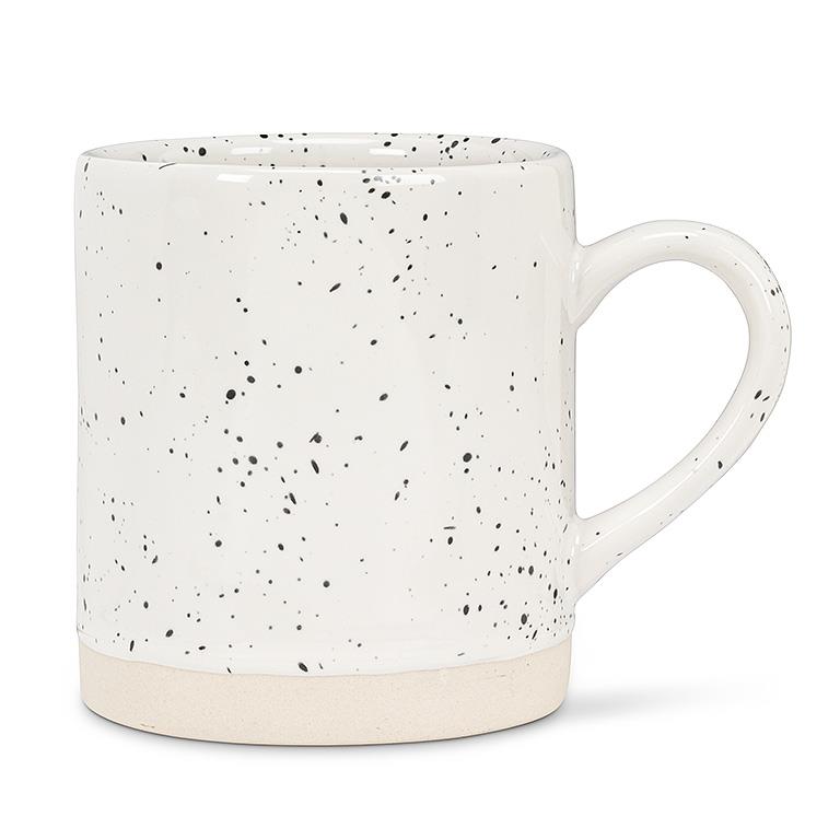 Speckled White Mug