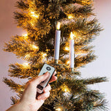 Set of 10 LED Candle Tree Clips