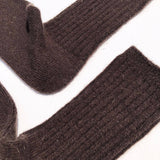 ICELAND WOOL COTTAGE SOCKS: Brownie / M/L