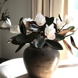 Magnolia Faux Flowers with Leaves: Medium