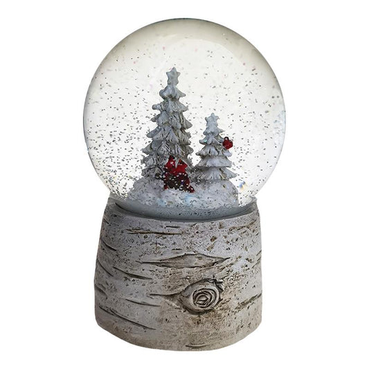 Cardinal Snow Globe