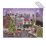 Joy Laforme Christmas Square 1000 Piece Puzzle in Square Box