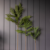 Norfolk Pine Real Touch Green Faux Stems: Small Stem - 22"