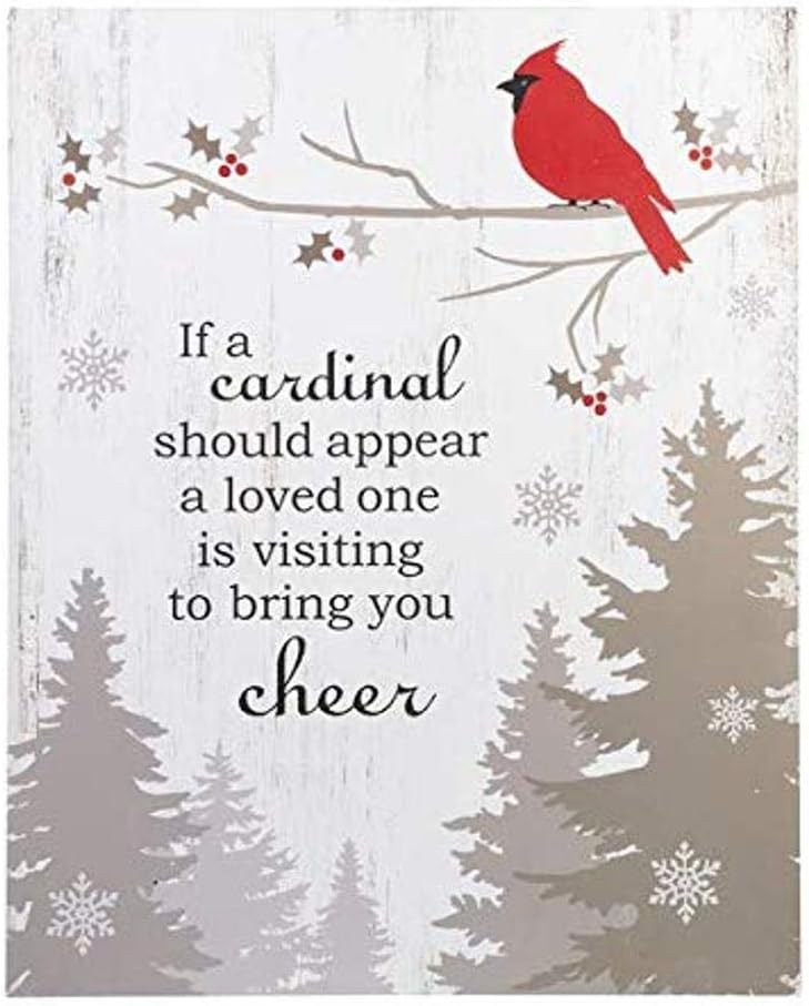 If a Cardinal should Appear Wall Decor