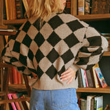 Harlequin Knit Cardigan