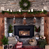 Unpeeled willow bell with white ribbon