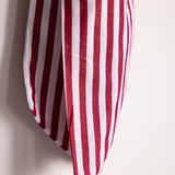 Candy Cane Red Fabric Bows: Small