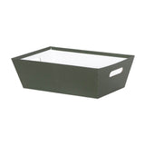 LG RECT TRAY GREEN STRIPES