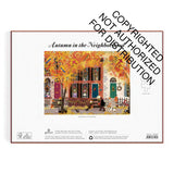 Autumn in the Neighborhood 1000 Piece Puzzle
