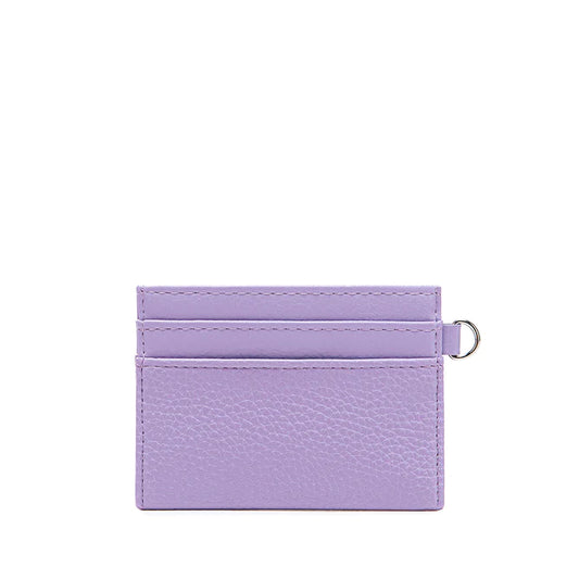 Alex Card Holder - Lavender Pebbled