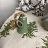 Green Decorative Ceramic Bell