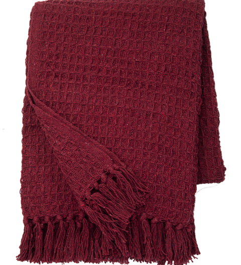 Woven Waffle Throw 50X60