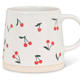 Wide Base Cherry Mug