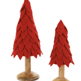 Red Felt Tree