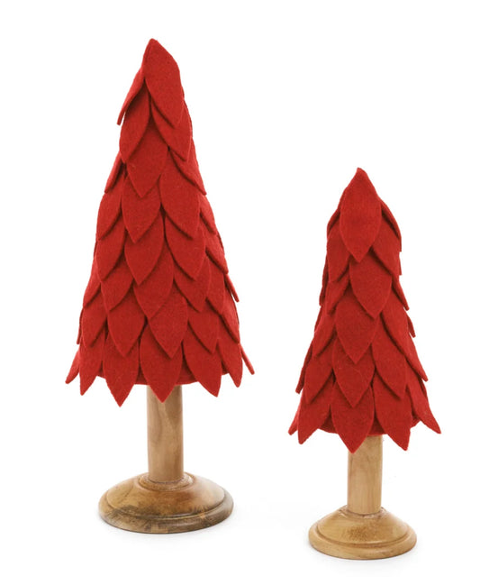 Red Felt Tree