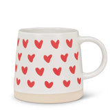 Wide Base Heart Mug