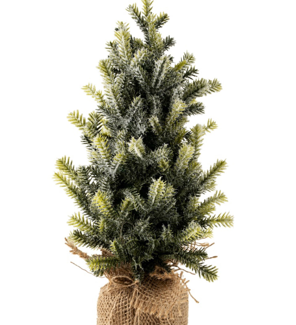 Frosted Pine Tabletop Tree