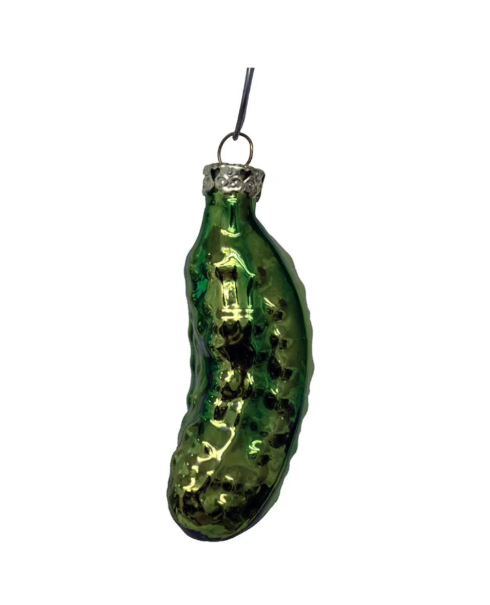 Glass Pickle Ornament