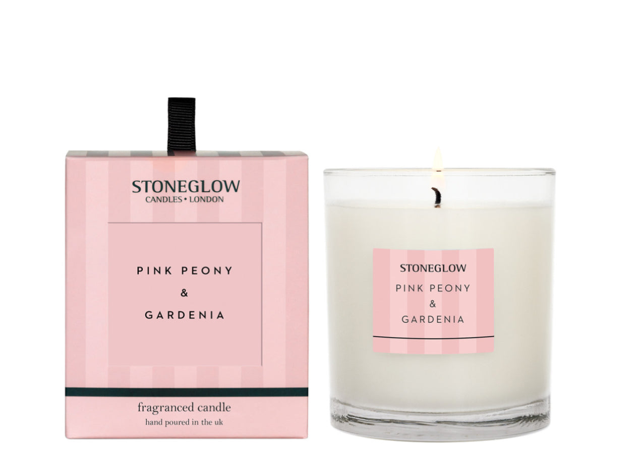 Pink Peony and Gardenia Candle