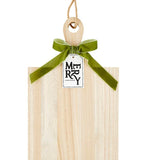 Natural Wood Board- Merry