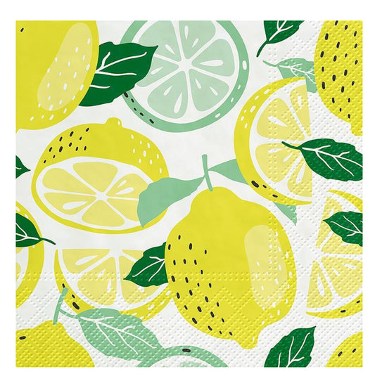 Napkin 20 Pack - Lemons