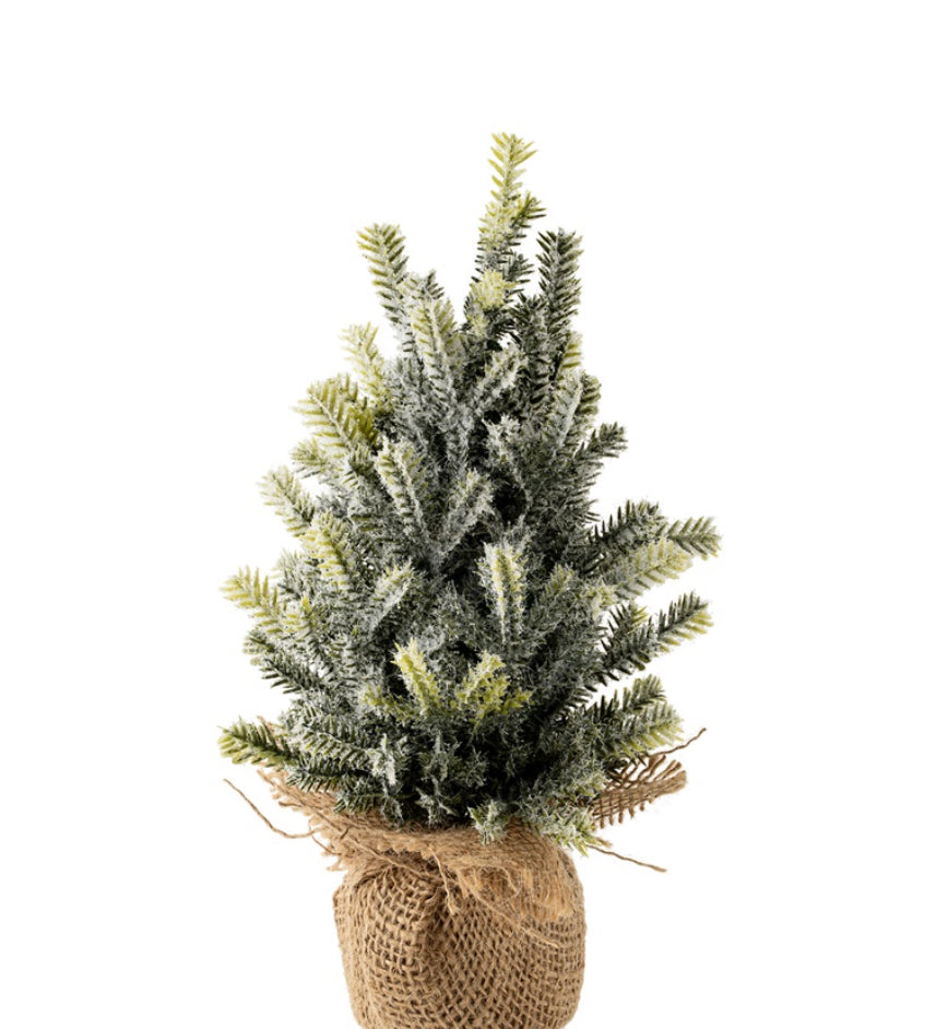 Frosted Pine Tabletop Tree